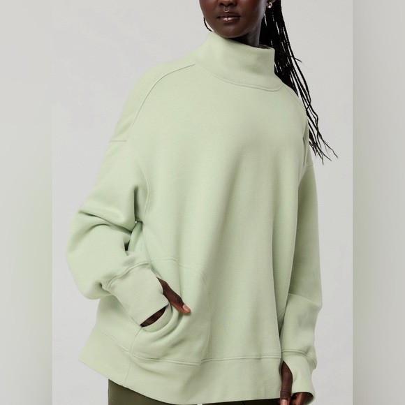 OFFLINE By Aerie Cloud Fleece Oversized Mockneck Sweatshirt - Picture 4 of 9
